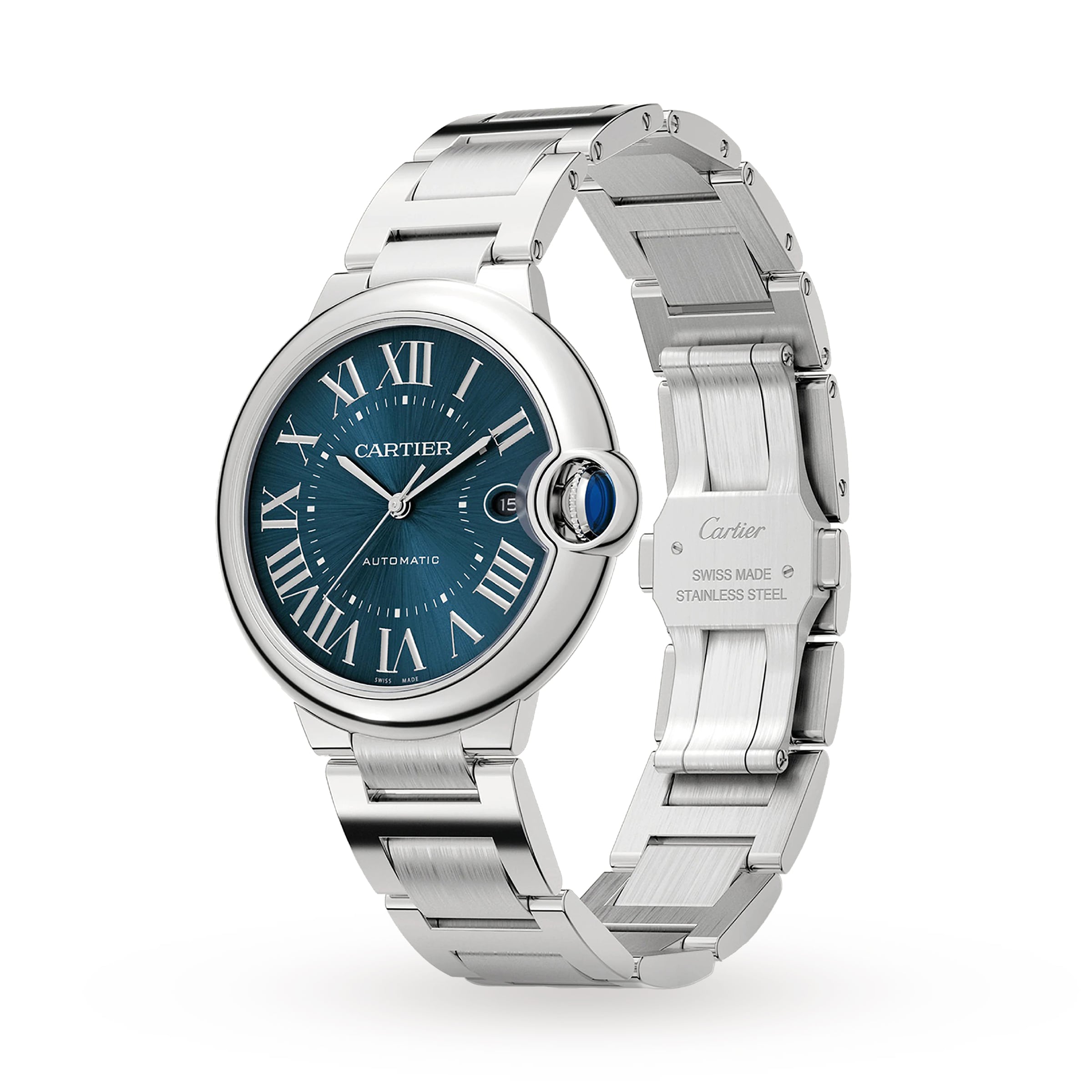 Cartier Ballon Bleu de Cartier watch 40mm, automatic movement, steel-P17311195