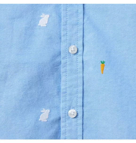 The Embroidered Bunny Oxford Shirt