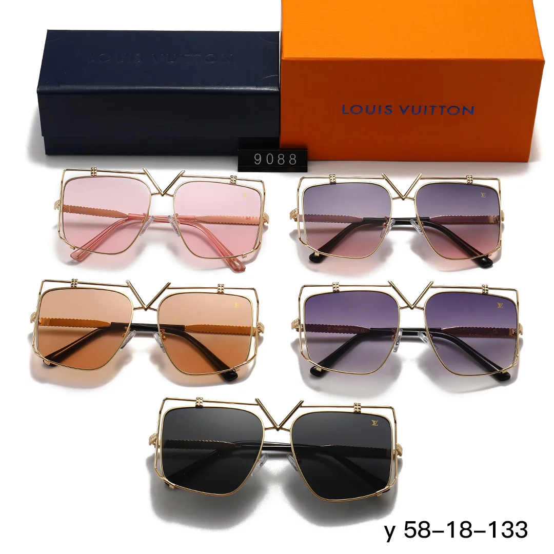 5 Colors Unisex metal-framed metal temples Sunglasses(A/B/C=58/18/133mm) TYJ-915723