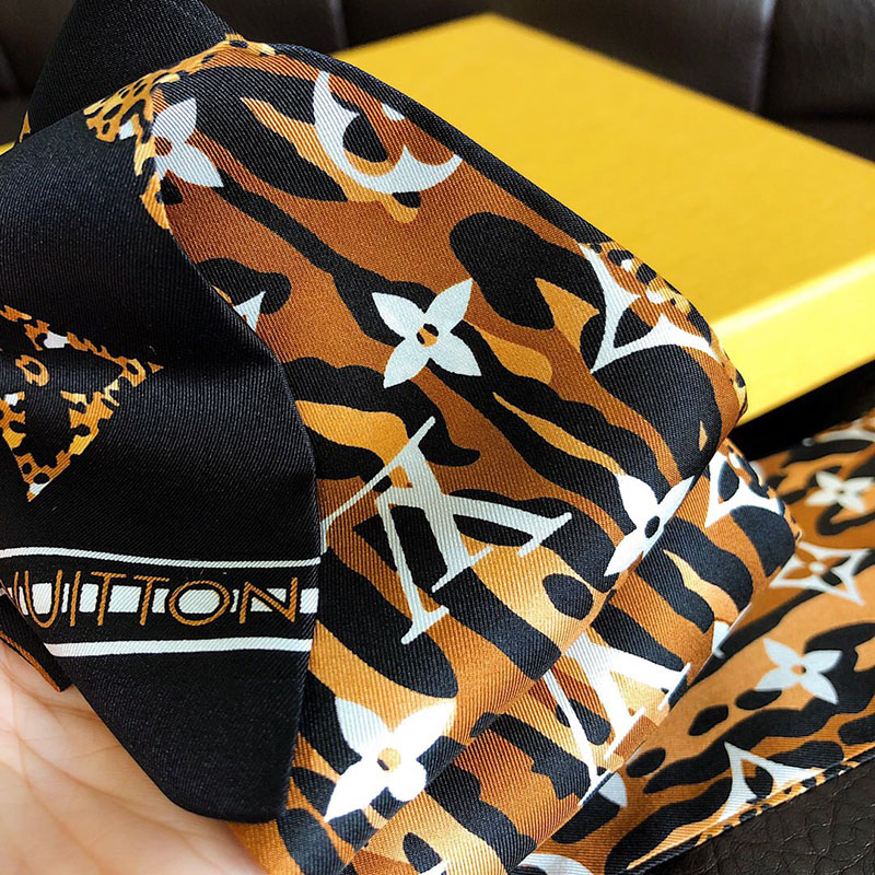 120x8cm Embroidery Handbag Ribbon Scarf Neck Bow WJ-987024
