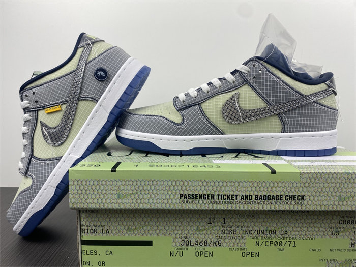 NK Dunk Low Union Passport Pack Pistachio DJ9649-401
