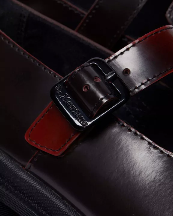 Maybole Square Toe Leather Mary Jane Shoes