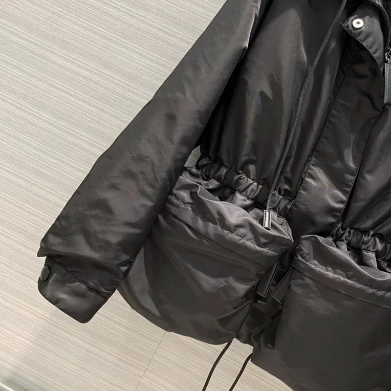 Large pocket waist cinching jacket jacket WT-813065