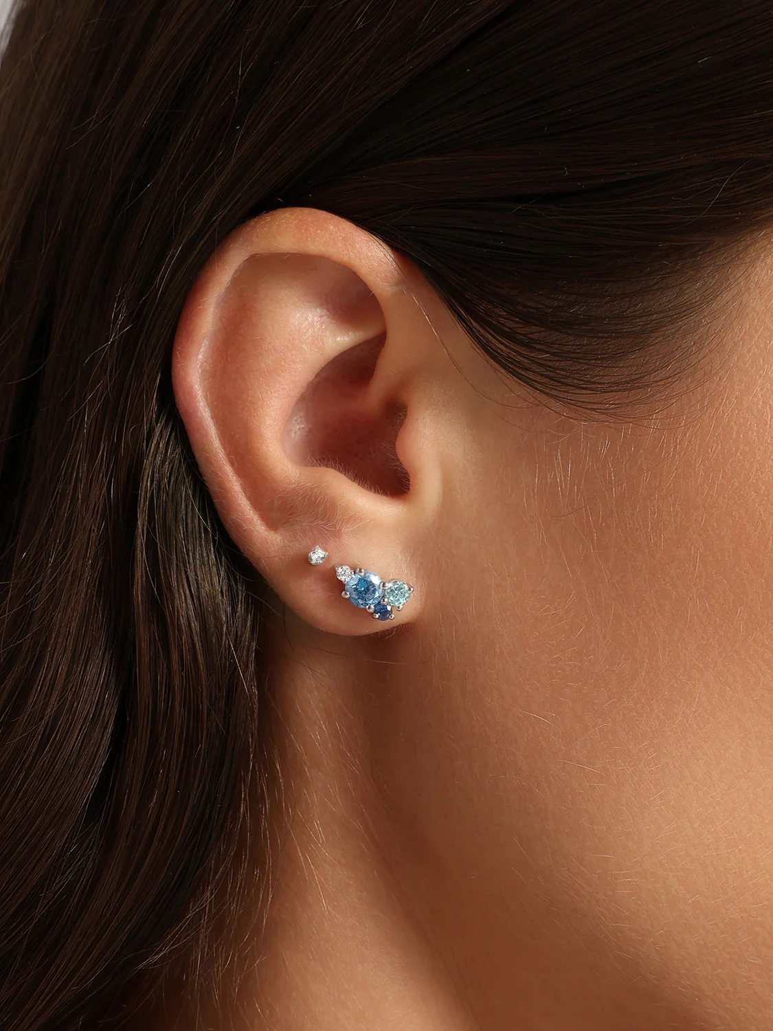 Azure Glow Studs