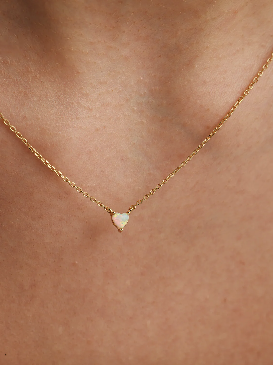 Heart Opal Necklace