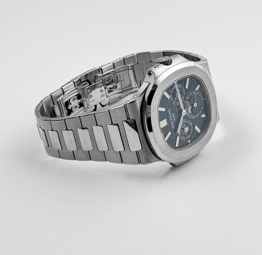 Patek Philippe Nautilus 5740/1G-001 Perpetual Calendar Moon Phases White Gold (2023)