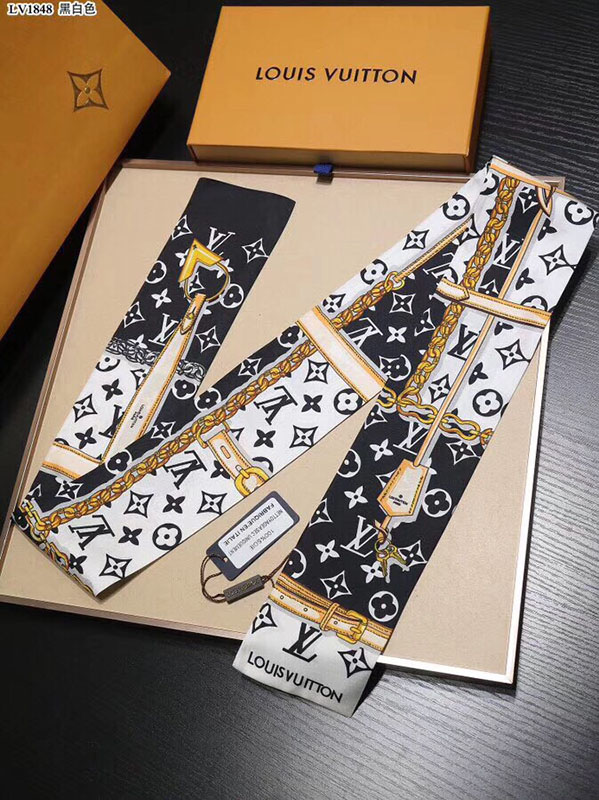 120x8cm Classical Embroidery Handbag Ribbon Scarf Neck Bow WJ-987030