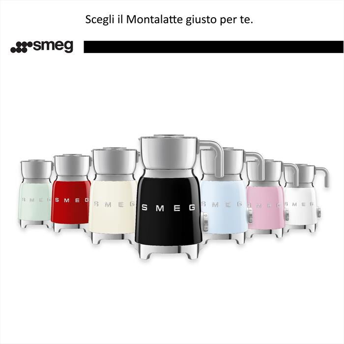 SMEG - Montalatte a induzione MFF11BLEU-Nero