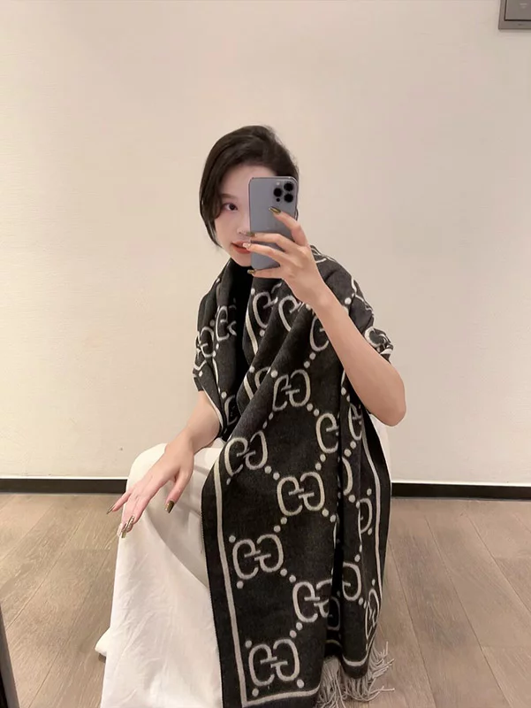 6 Color Top Quality 100% Cashmere Scarf WJ-985415