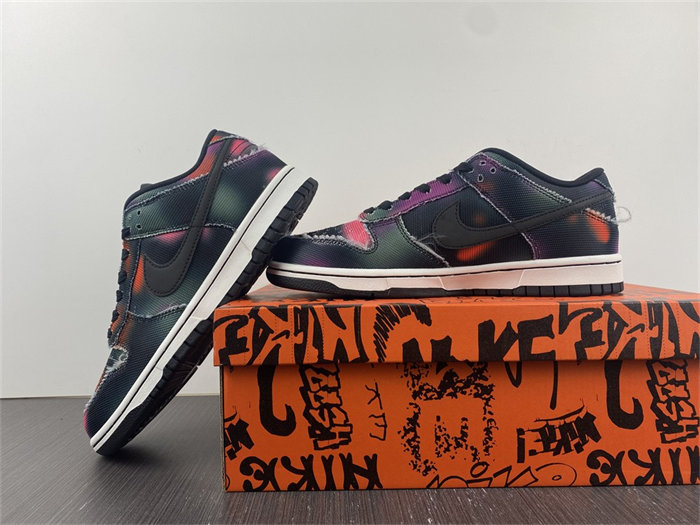 NK Dunk Low Graffiti Pink DM0108-002
