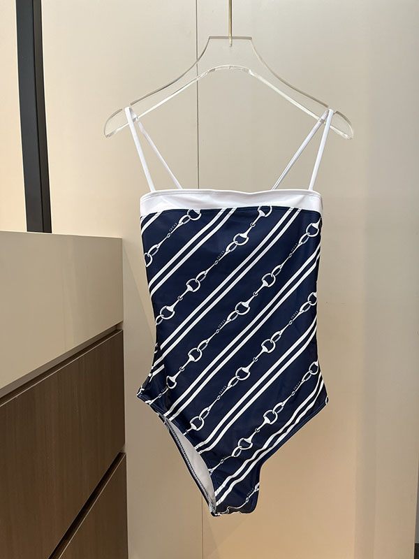 Sexy Backless One-piece Smocked Swimsuit YY-925451