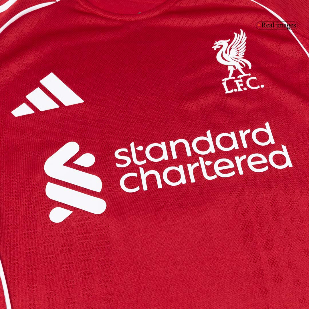 M.SALAH #11 Liverpool Home Player Version Soccer Jersey 2025/26