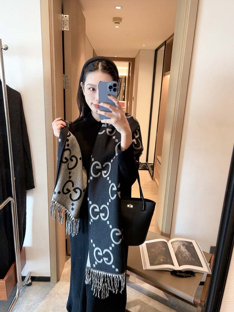 Fashion 100% Cashmere 180x65cm Scarf WJ-985144