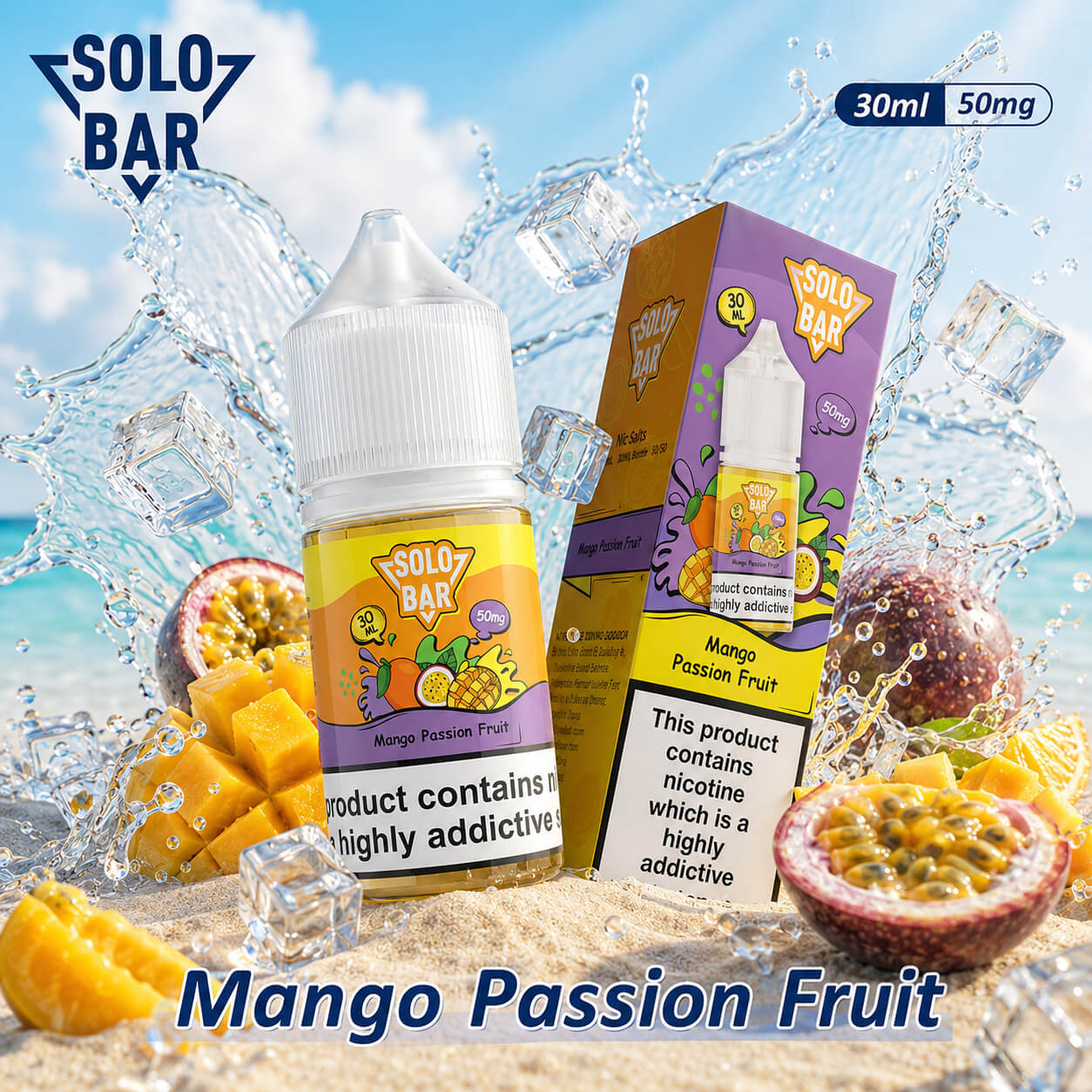 🍓 SoloBar E-Liquid 30ml No.1 Nic Salt