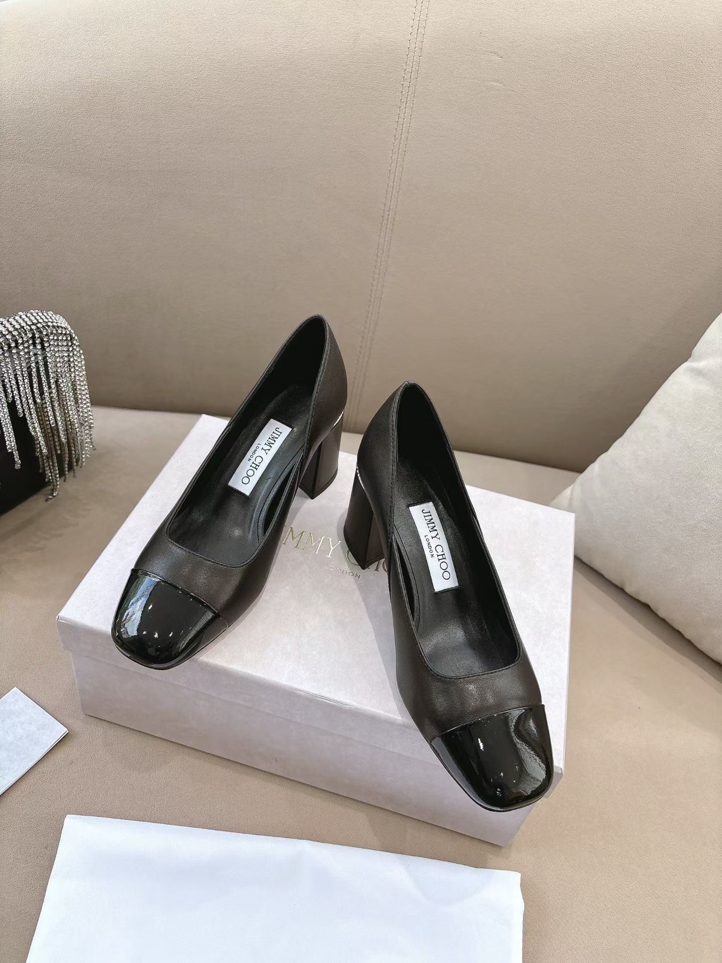 Jimmy Ch High heels 6.5CM（Multiple colors）