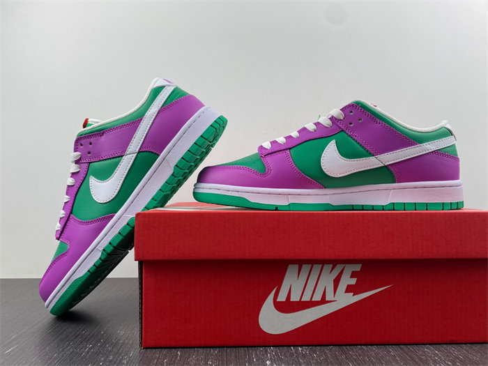 NK Dunk Low Stadium Green Fuchsia FD9924-311