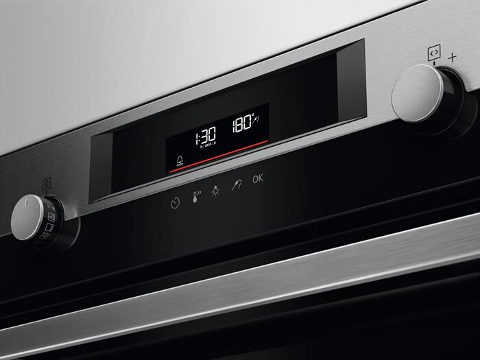 AEG - Forno a vapore SteamCrisp Pirolitico BSS572260M-Inox antimpronta