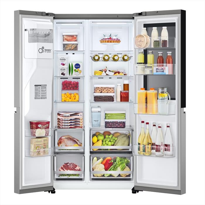 LG - Frigorifero side by side INSTAVIEW GSGV81PYLL-Prime Silver