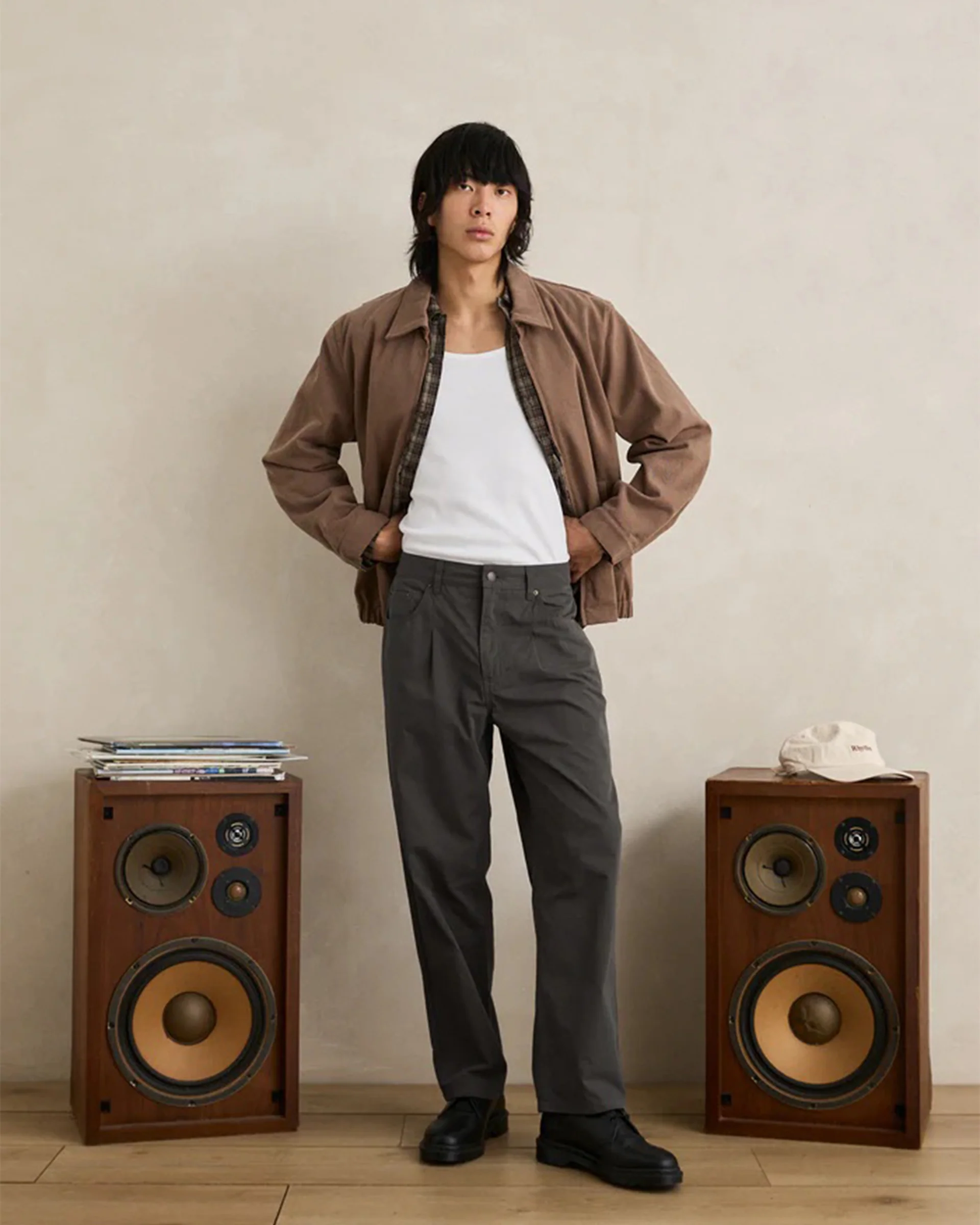 Warped Straight Cut Pant - Grey