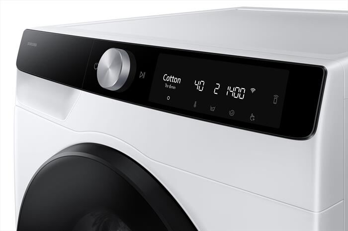 SAMSUNG - Lavasciuga 11/6 Kg WD11DG6B85BKU3 Classe A-bianca con oblò e display nero