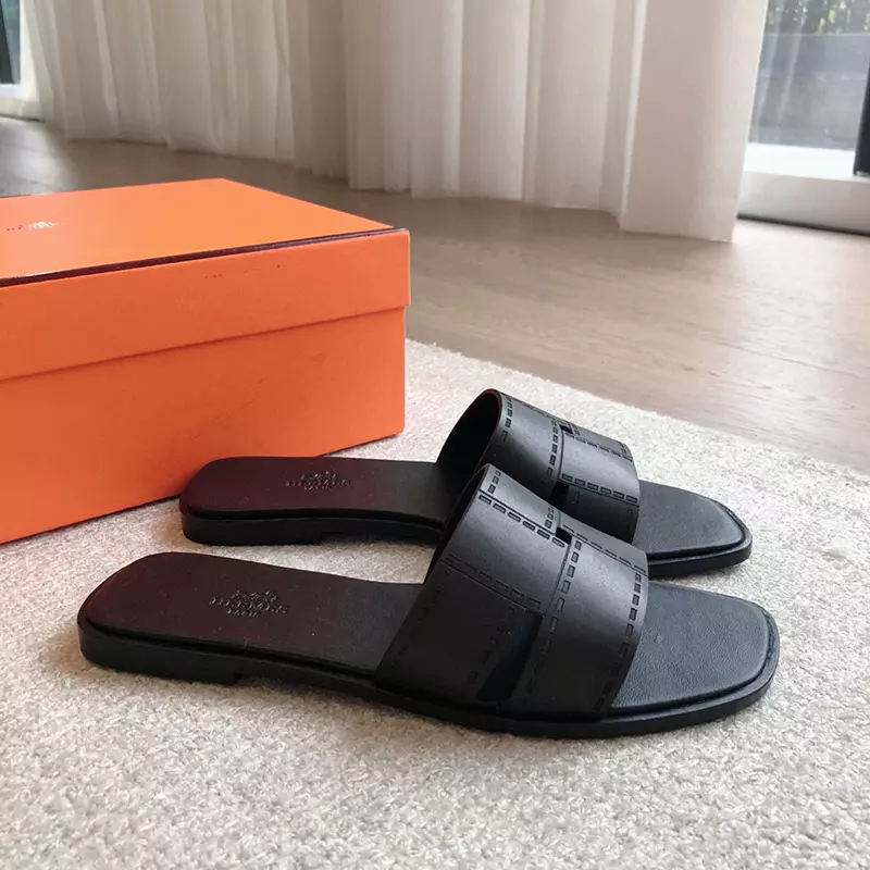 Classical High Quality Real Leathers Slippers LX-872302