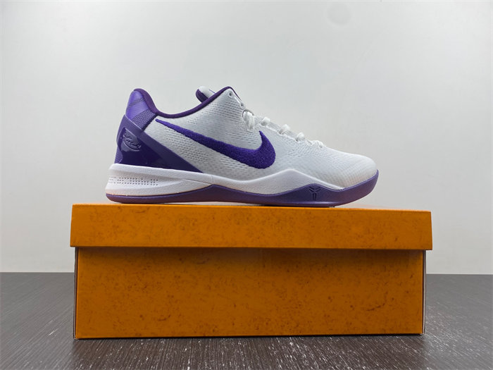 NK Kobe 8 Protro “White Court Purple” FQ3549-100