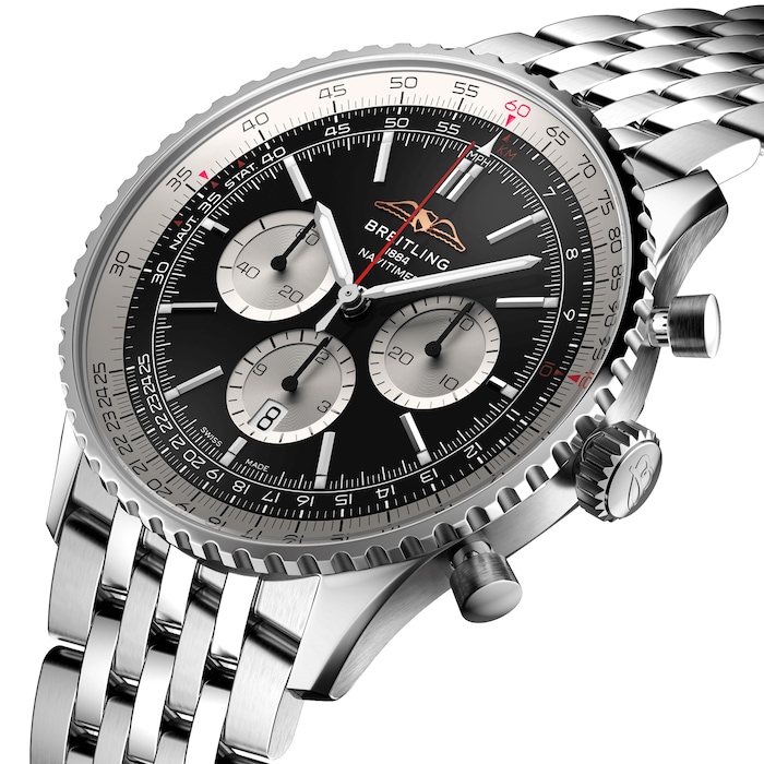 Breitling AB0137211B1A1 Navitimer B01 Black Dial - Νew