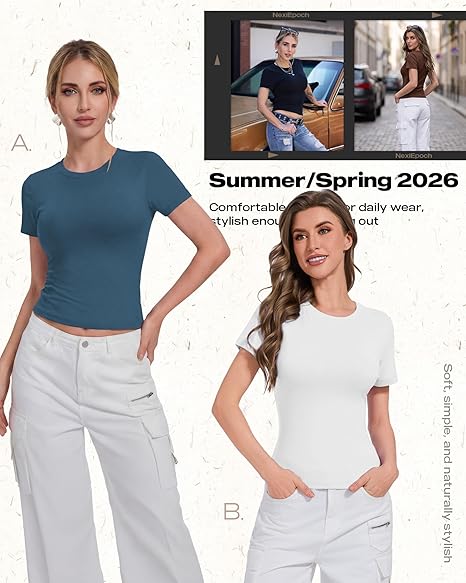 AERLEN 5 Pack T Shirts for Women
