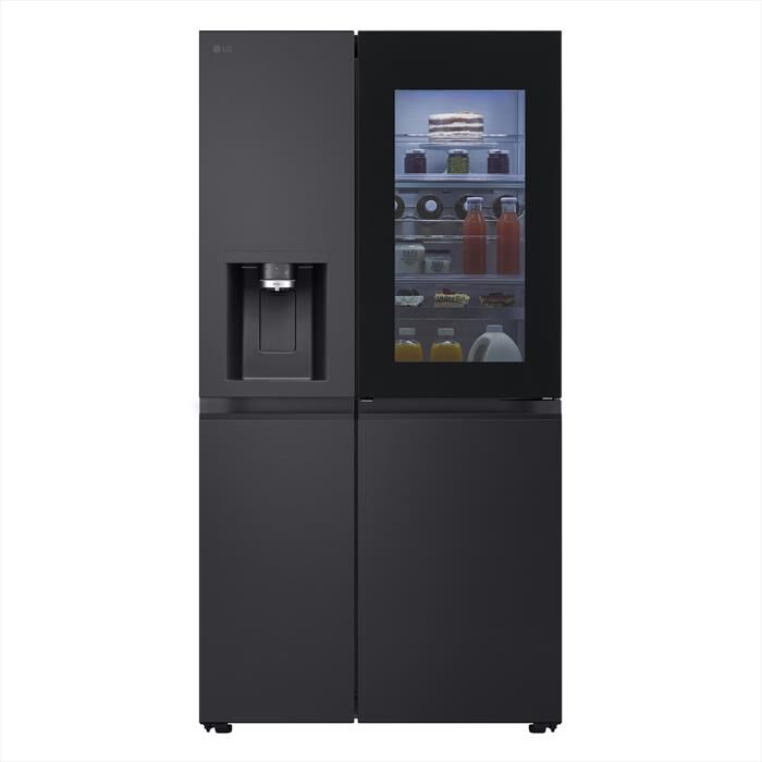LG - Frigorifero side by side GSXE91EVAD Classe D 628L-Black