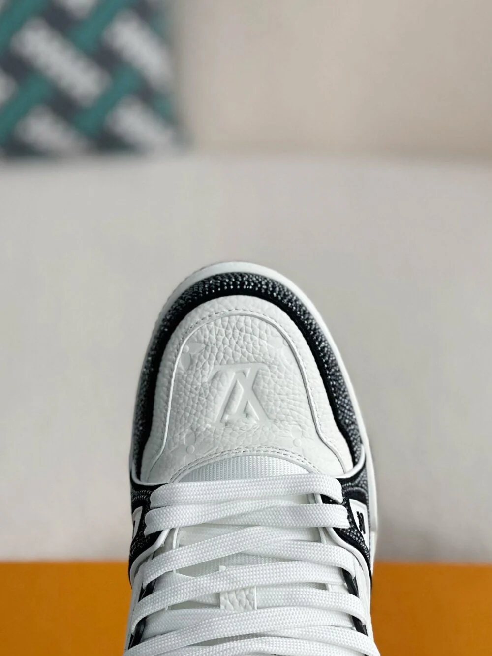 L.V  Trainer Sneaker ‘Denim Monogram Black Diamond’