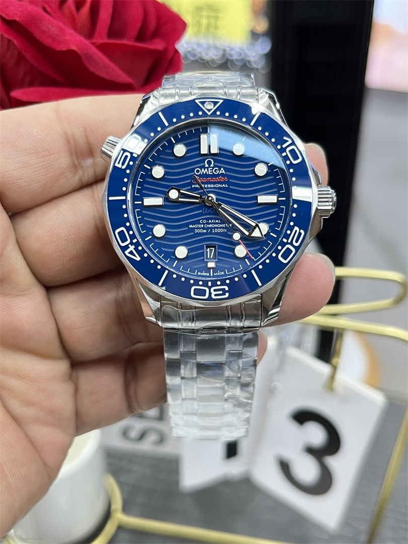 VSF Omega Seamaster 300 Replica – Premium Blue Dial Diver Watch with Super-Clone 8800 Movement