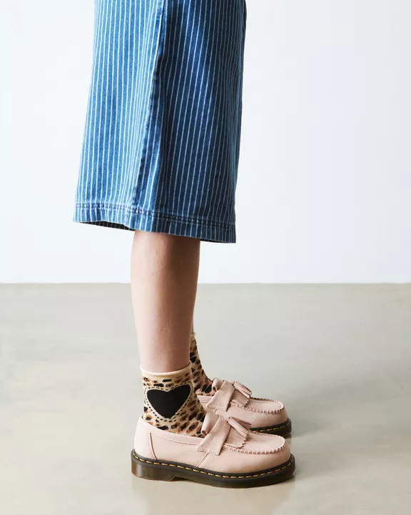 Adrian Nubuck Leather Tassle Loafers