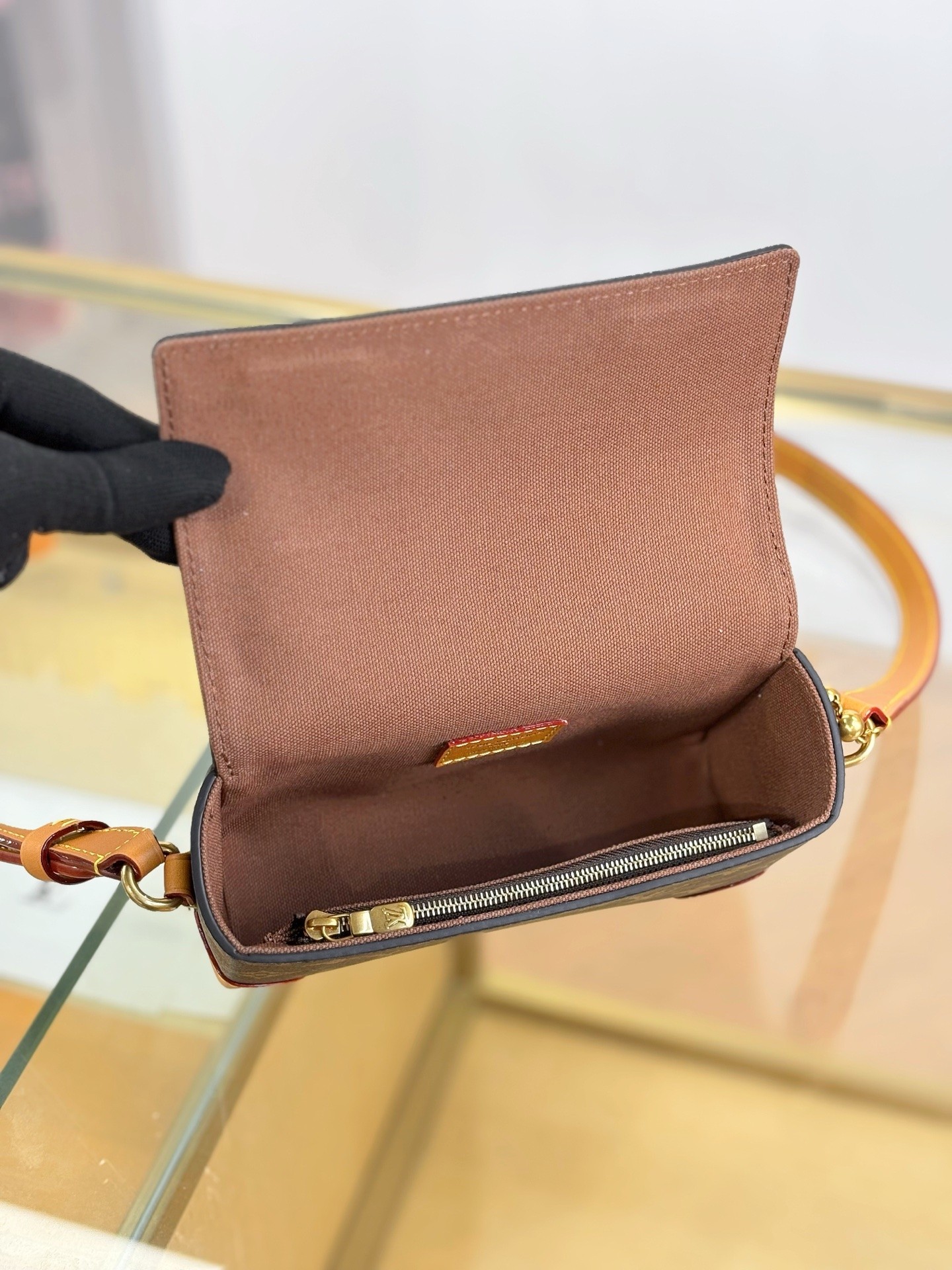 LV STEAMER Bag M14738 18x11x6.5cm