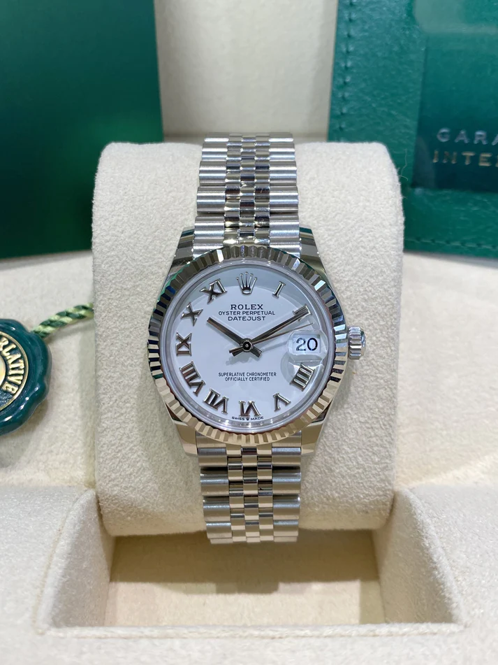 【Super Clone】RLX Datejust m278274-0009/0010 White 31mm Dial Oyster Watch