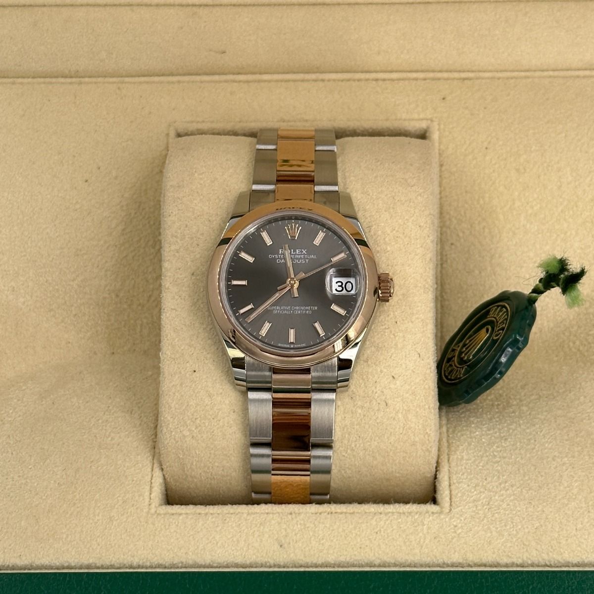 【Super Clone】RLX Datejust m278241-0017/0018 Slate 31mm Dial Oyster Bracelet Watch