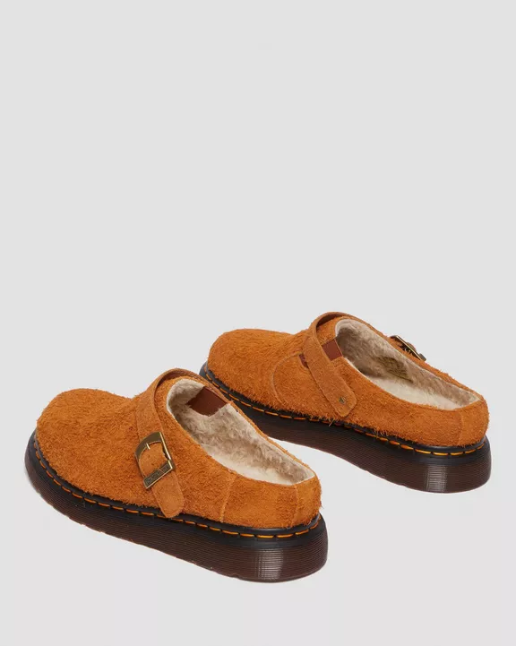 Isham Faux Shearling Lined Suede Mules