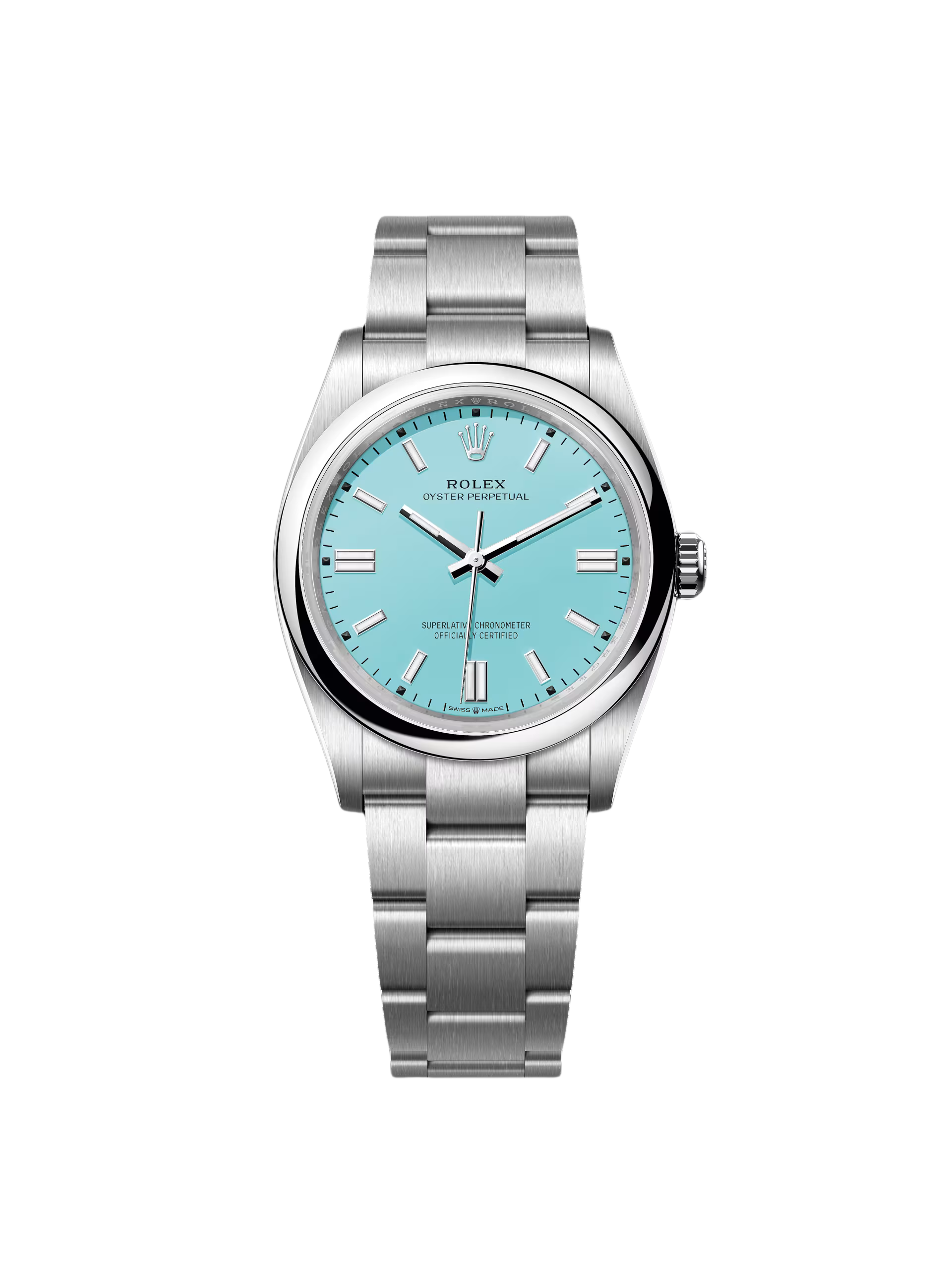 Rolex Oyster Perpetual 41mm 126000-0006 Tiffany Blue Turquoise Dial