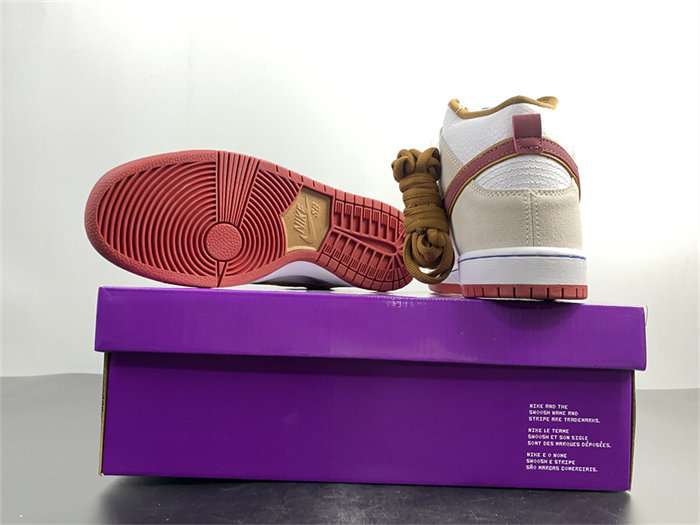 NK SB Dunk High Sail Bright Crimson CV9499-100