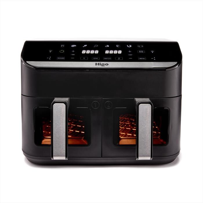 HIGO - Friggitrice ad aria con doppio cestello FA-81