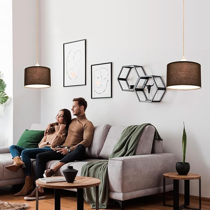 LUMISCAPE 2 Pack Plug in Pendant Light