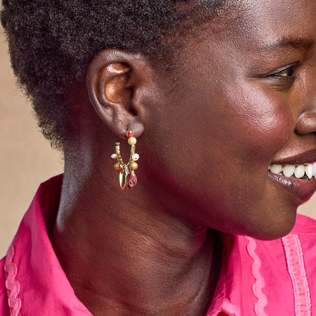 Sacrecoeur Hoop Earrings