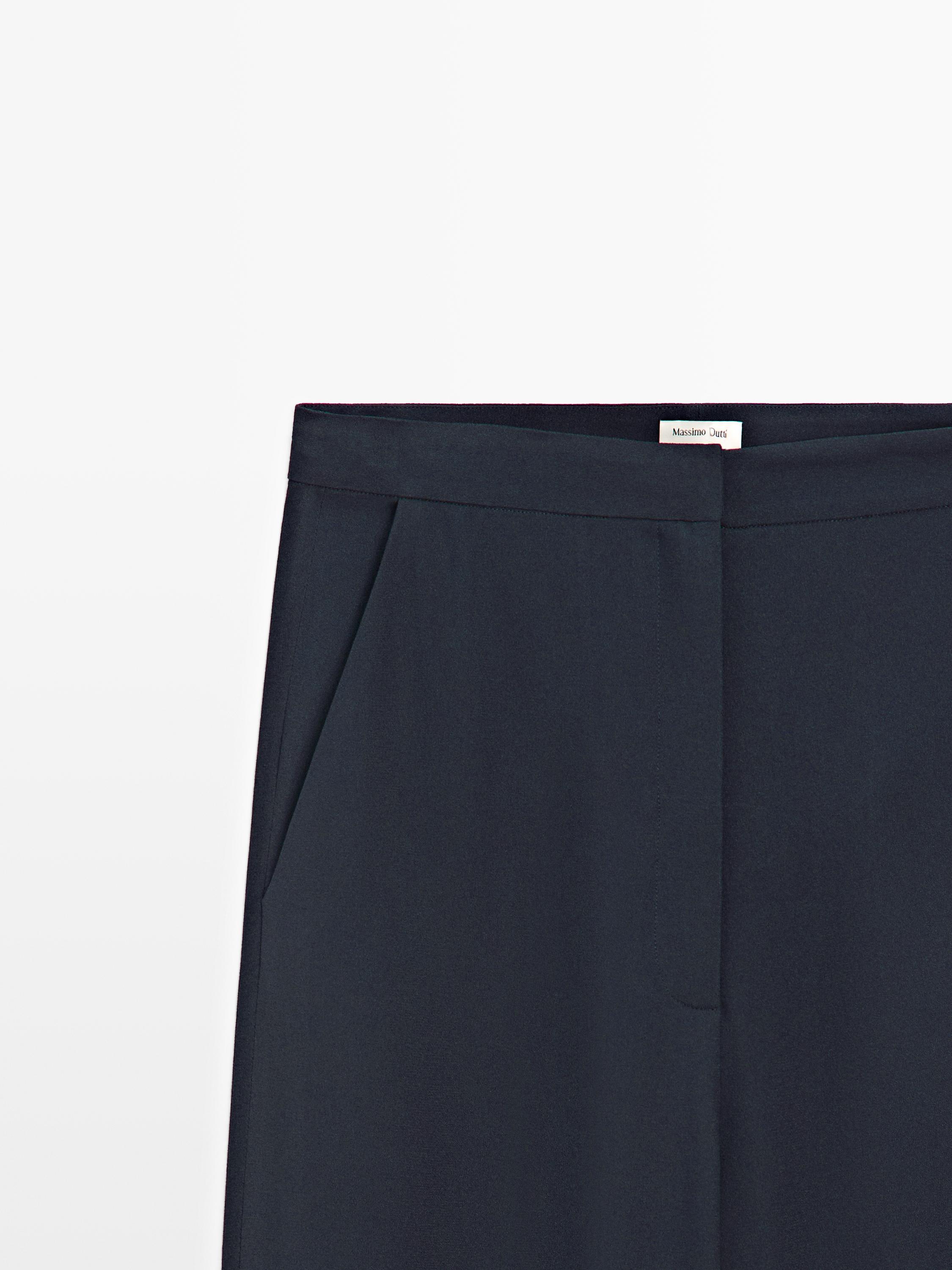 Pantalón recto fluido - STUDIO