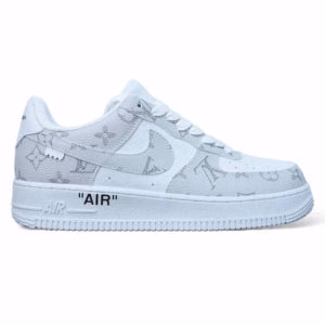 L.V x NK Air Force 1 Low ‘By Virgil Abloh White Gray’