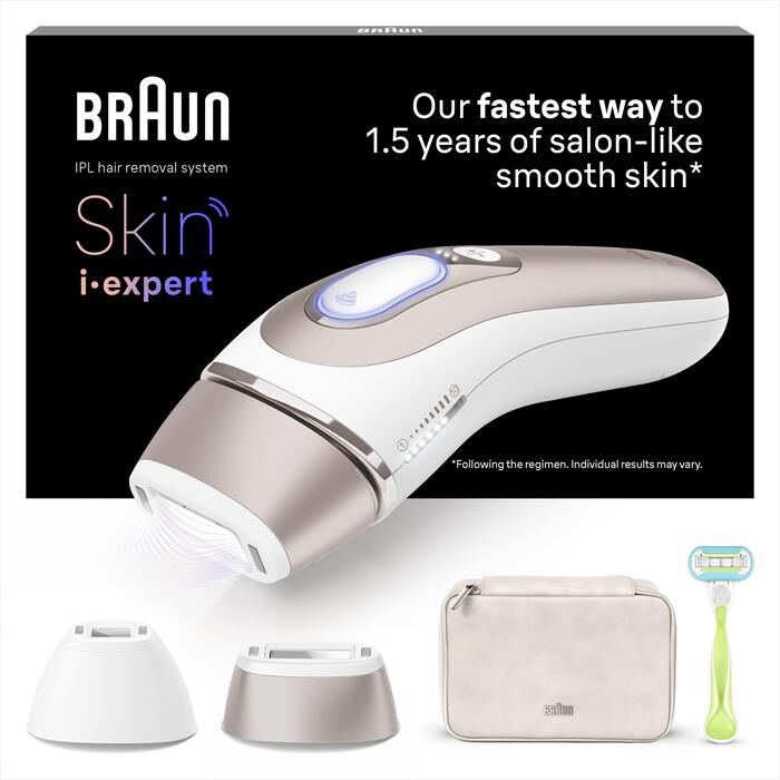 BRAUN - LUCE PULSATA PL7147-BIANCO/BRONZO
