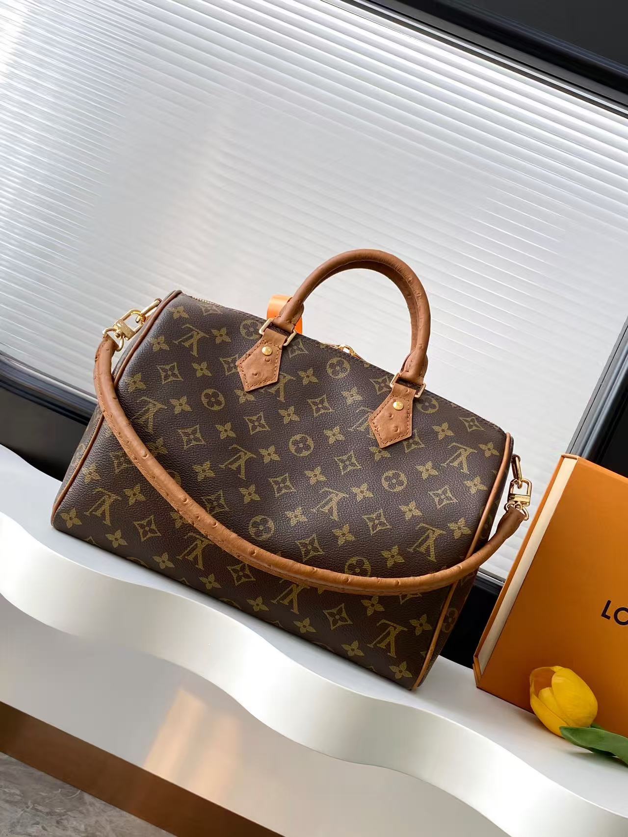 LV Speedy soft 30 Boho  30*21*17CM