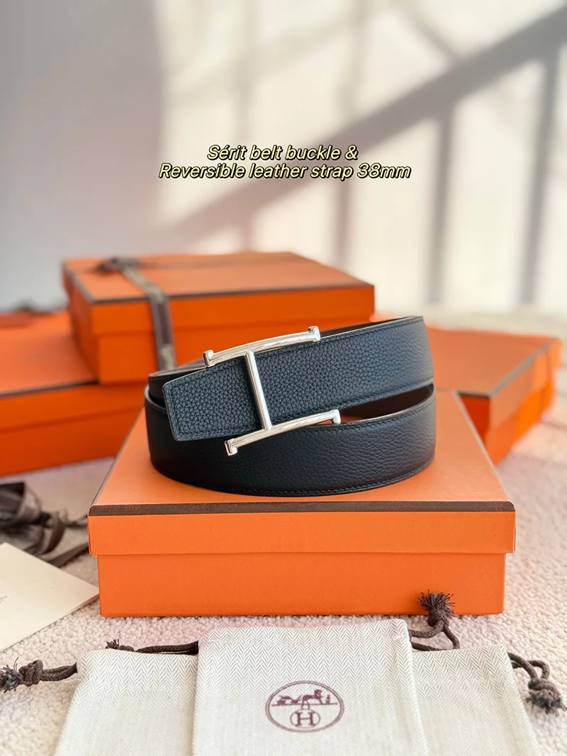 3Colors Wide1.5″ Genuine Leathe Reversible Man’s Belt PD-6900089