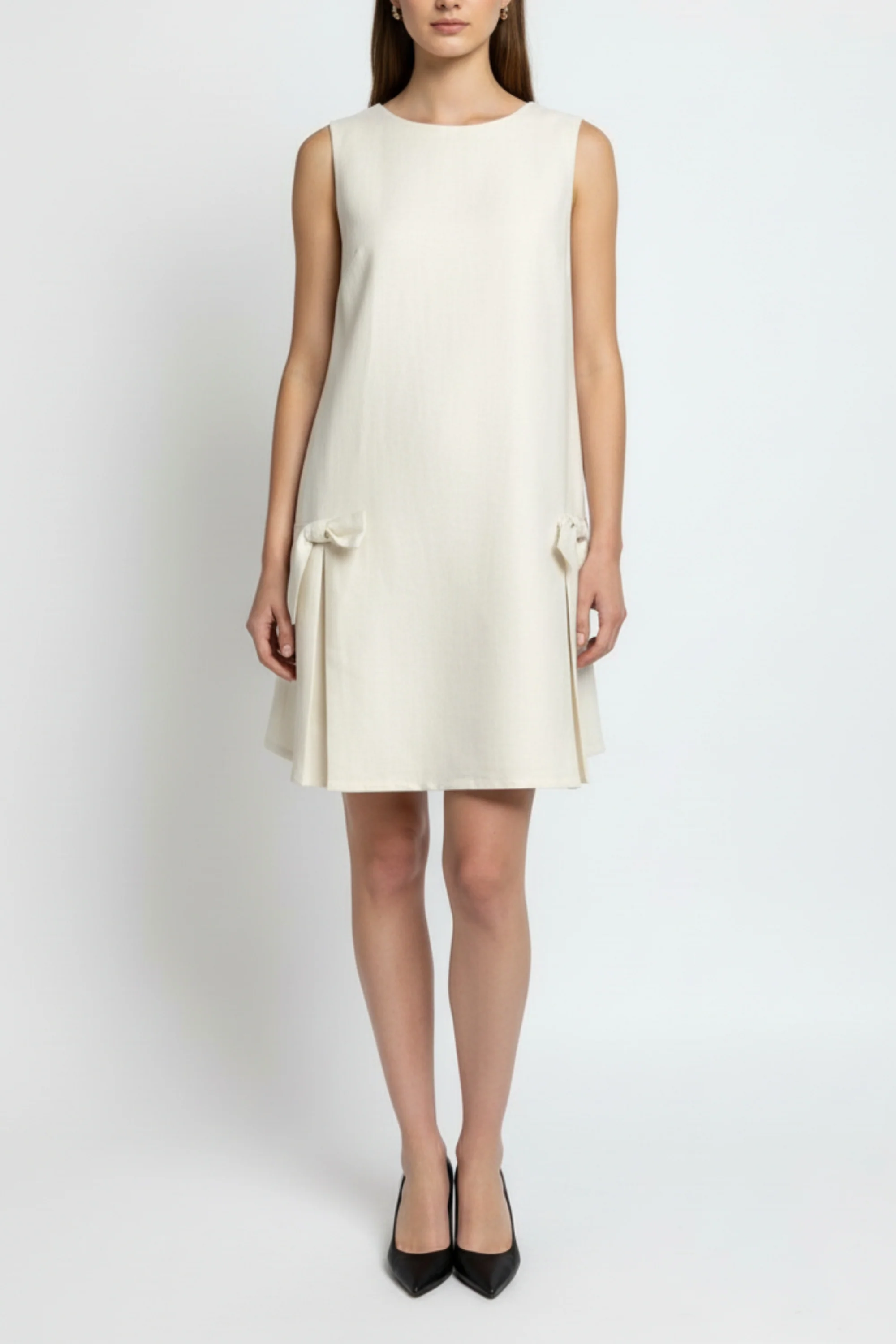 Tiana Ivory Bow Dress
