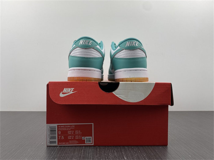NK Dunk Low Teal Zeal DV2190-100