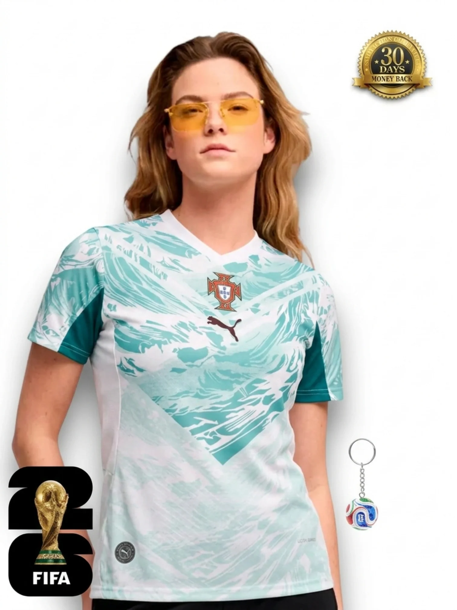 Portugal World Cup 2026 Away Jersey - Women's