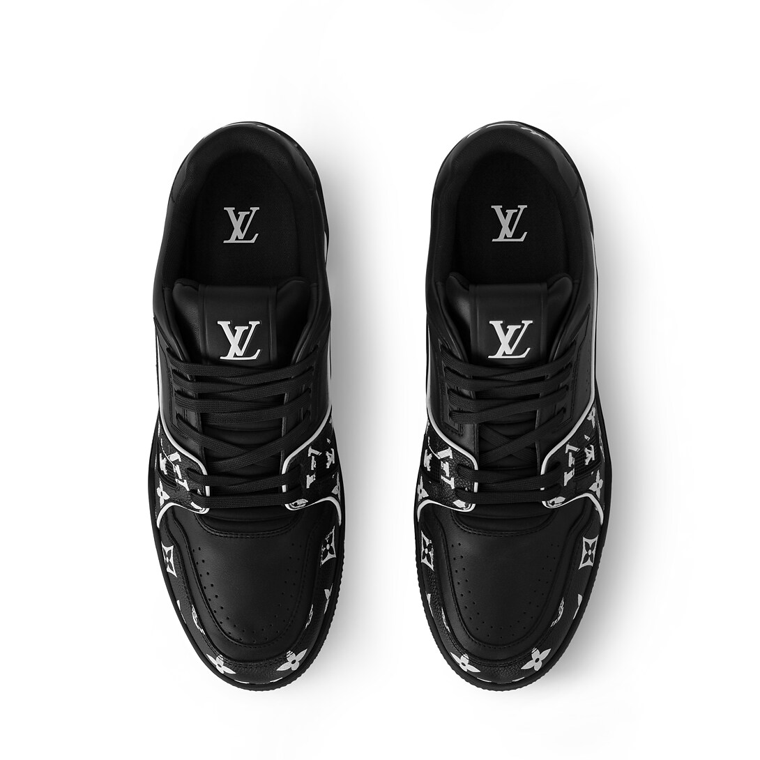 Lois Vuton Trainer Sneaker Monogram Black White